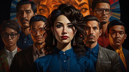 Dia de la raza October 12 Generative AI