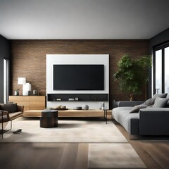 living room interior Created by AI