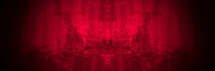 Old wall texture cement black red  background abstract dark color design are light with white gradient background.