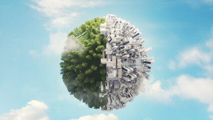 Global warming concept