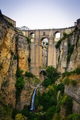 tall ronda bridge in spain 