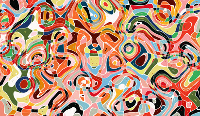 Twisted multicolor gradient liquid blur abstract backgrounds