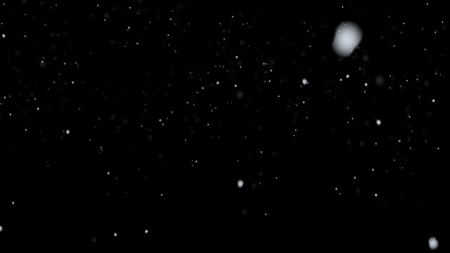 雪が降る