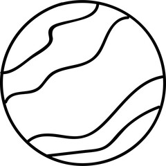 Flat Line Astro Element