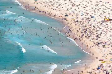 Aerial view of Bondi Beach, Sydney, Australia