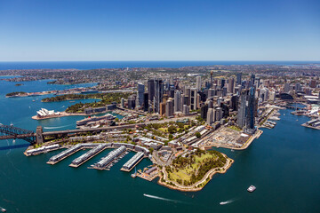 Fototapeta na wymiar Aerial view of Sydney, Australia