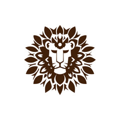 Wilderness's Regal Roar Floral Lion logo