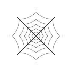 Fototapeta premium spider net black