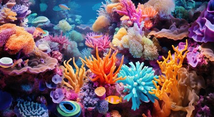 Corals in the water