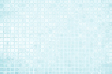 White or Blue ceramic wall and floor tiles abstract background. Design geometric mosaic texture for the decoration of the bedroom. Simple seamless pattern for backdrop advertising banner poster or web