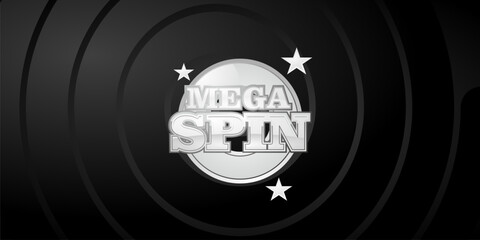 Bonus spin, free apin, max win Text Effect,  Esport Game Winner Emblem