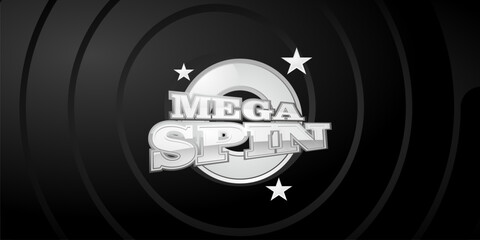 Bonus spin, free apin, max win Text Effect,  Esport Game Winner Emblem