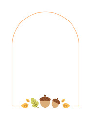 Cute Spring Frame Border Vertical Template. Can be used for shopping sale, promo poster, banner, flyer, invitation, website or greeting card. Vector illustration