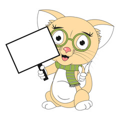 cute cat animal cartoon illustration