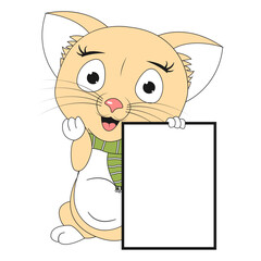 cute cat animal cartoon illustration