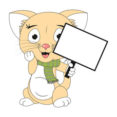 cute cat animal cartoon illustration
