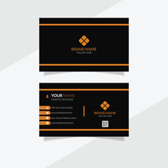 Vector modern creative and clean corporate business card template.
