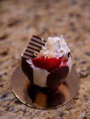 Black and White Chocolate Cup