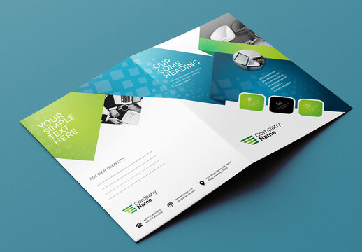 Creative Presentation Folder Layout