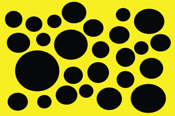 Ellipse Yellow and Black Background