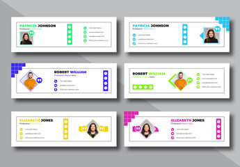 Colorful Email Signature