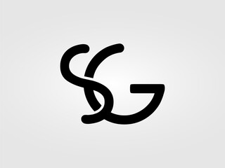 Initial SG letter Logo Design vector Template. Monogram, lettermark SG logo Design