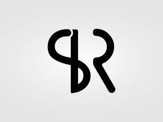 Initial SR letter Logo Design vector Template. Monogram, lettermark SR logo Design