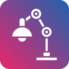 Vector Design Table Lamp Icon Style