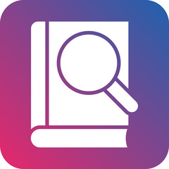 Vector Design Find Book Icon Style