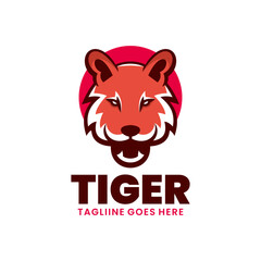 tiger illustration mascot logo design