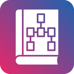 Vector Design Library Database Icon Style