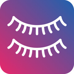 Vector Design Eyelash Icon Style
