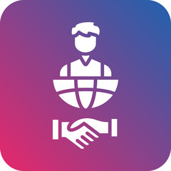 Vector Design International Relations Icon Style