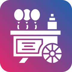 Vector Design Balloon Stall Icon Style
