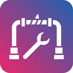 Vector Design Pipe Fixing Icon Style