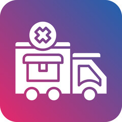 Vector Design Failed Delivery Icon Style