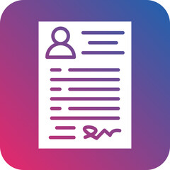 Vector Design Contract Agreement Icon Style