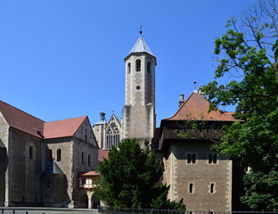 Fototapeta na wymiar Historical Castle Dankwarderode in the Old Town of Braunschweig, Lower Saxony