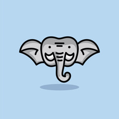 Elephant Head Logo Design