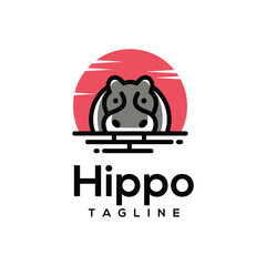 Hippo Logo Design