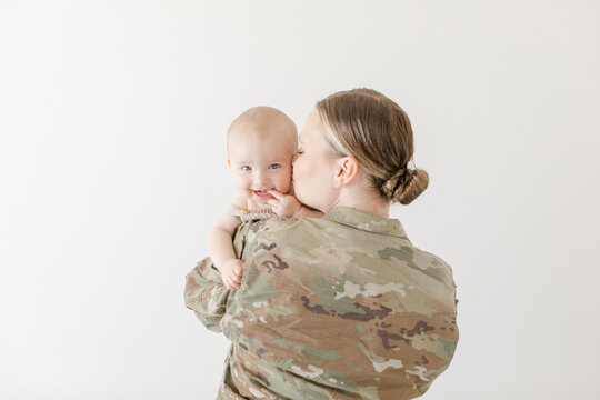baby with active duty military mom