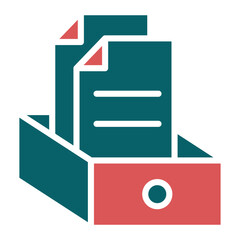 Vector Design Archive Icon Style