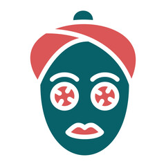Vector Design Face Mask Icon Style