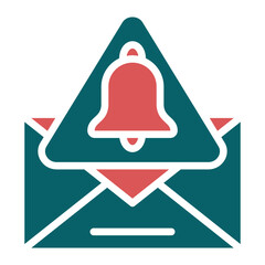 Vector Design Email Alert Icon Style