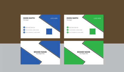 Modern Business Card Design Template. 