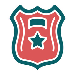Vector Design Police Badge Icon Style