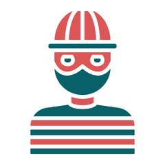 Vector Design Robber Icon Style