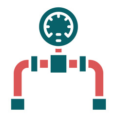 Vector Design Pressure Check Icon Style