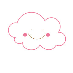 cloud with smile
