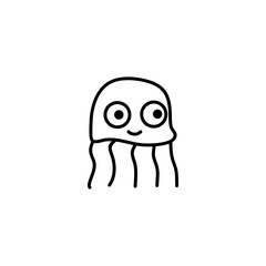 jellyfish cartoon vector